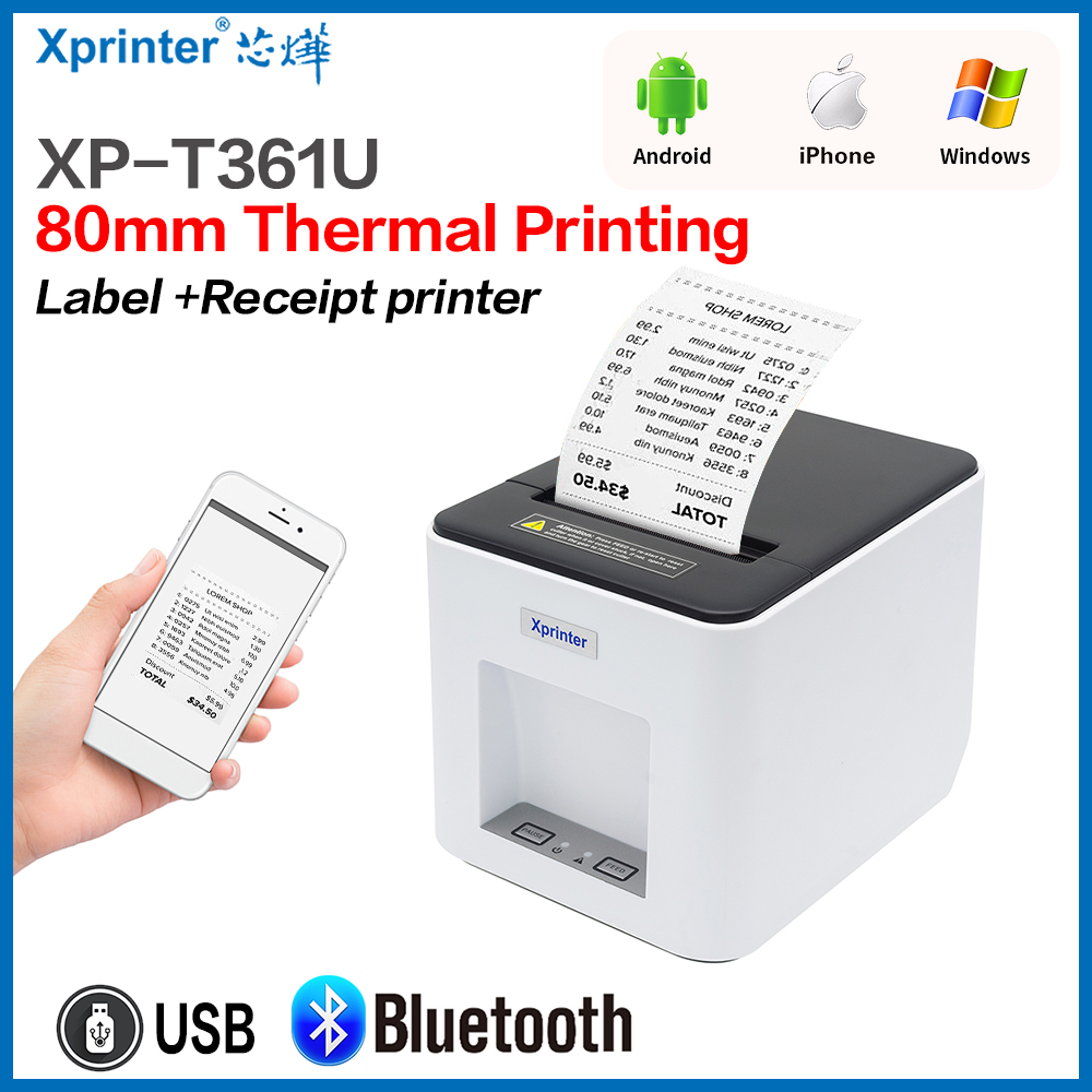 Commercial Book Printing Machines - Xprinter 361B stiker kode batang, Printer