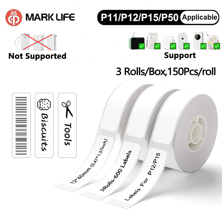 Commercial Shirt Printing Machine - Marklife 3 Gulungan Label P15 Label