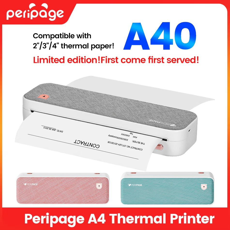 Peripage Printer Portabel A4 k - Commercial Book Printing Machines ulasan dan harga
