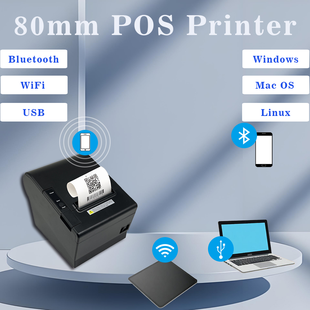 Printer Thermal POS 80mm untuk - Commercial Book Printing Machines ulasan dan harga