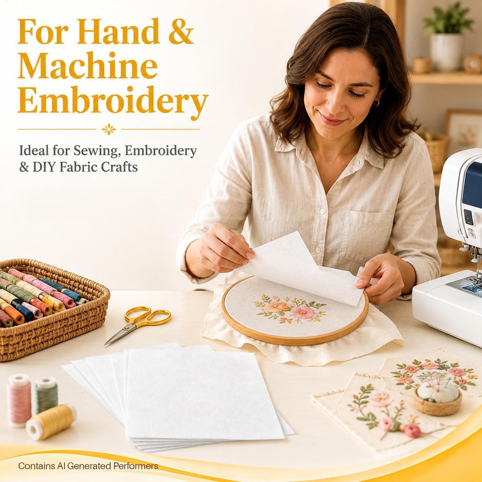 Stabilizer yang Dapat Dilepas  - Embroidery Stabilizer Backing ulasan dan harga