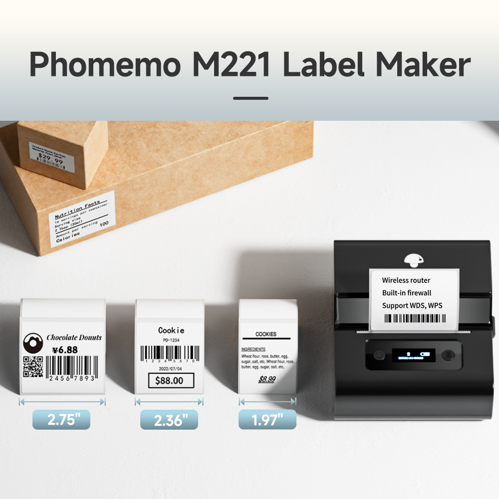 Phomemo M221 Printer Label kod - Commercial Shirt Printing Machine ulasan dan harga